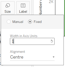 Change axis values Tableau Desktop