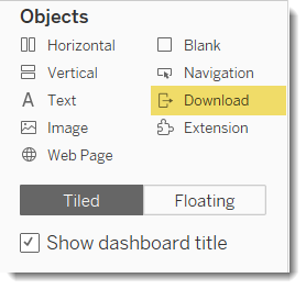 New feature tableau 2020.3 - Download crosstab