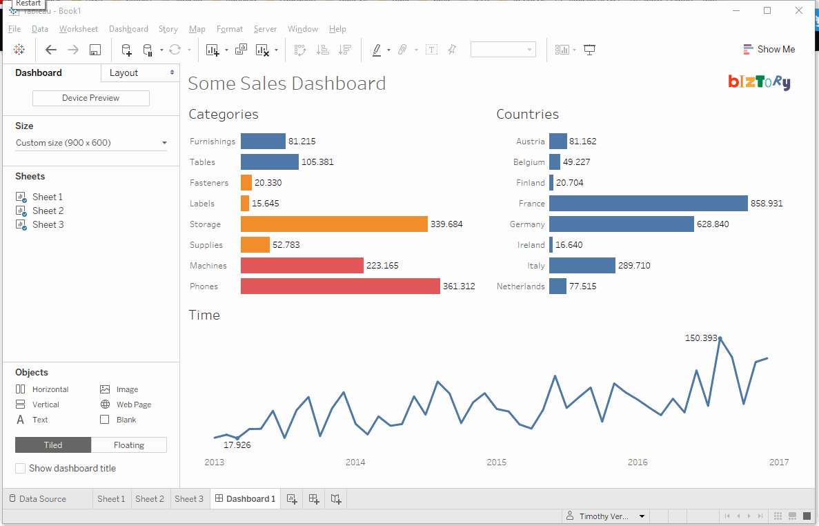Give birth Host of solo Tableau Tip: Easy Lines for Separating Dashboard Content