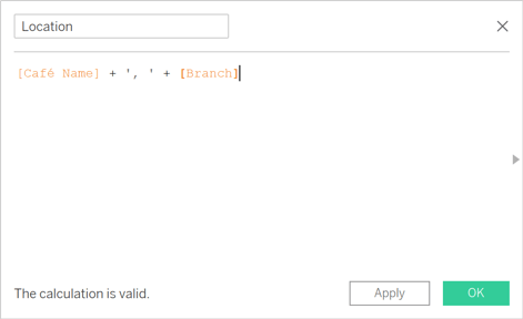 Geocoding Tableau - Location Calc