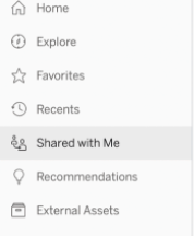 New feature tableau 2020.3 - New "Shared with me" tab