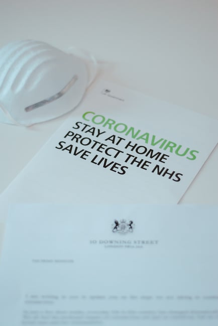 Coronavirus communications from UK Government. Photo taken from Unsplash.