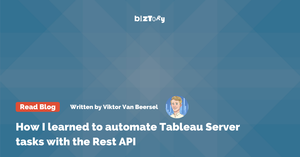 Automate Tableau Server with REST API