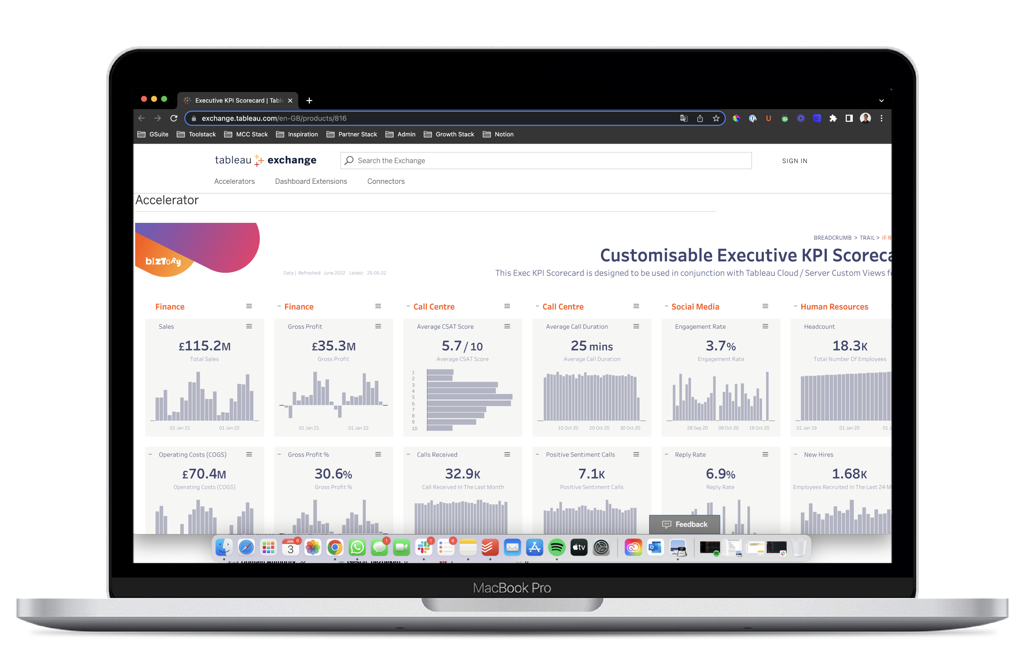 Tableau accelerator for government analytics