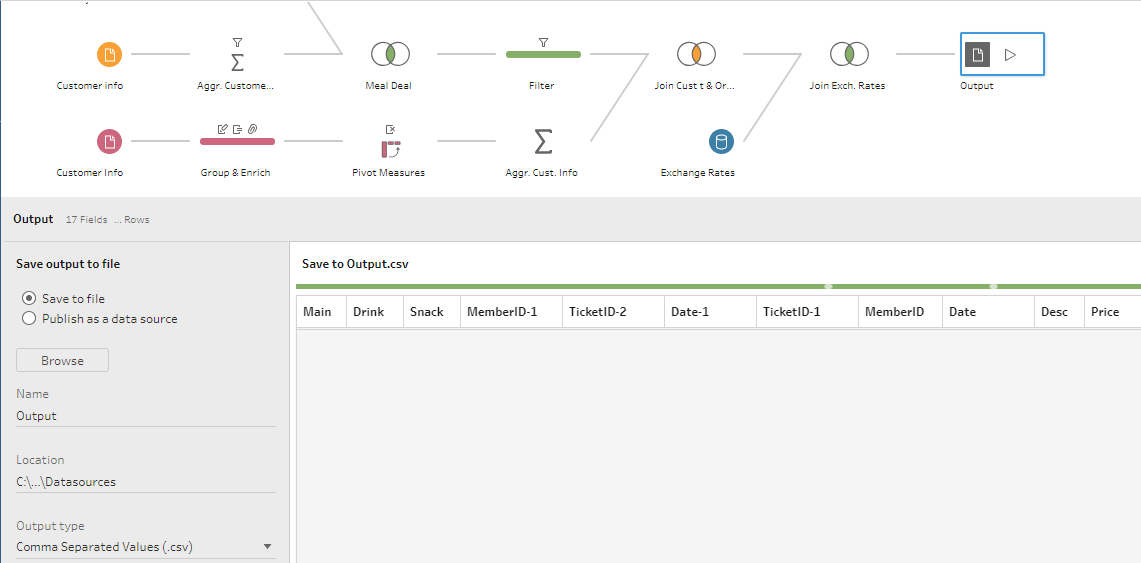 Create Flow in Tableau Prep Builder