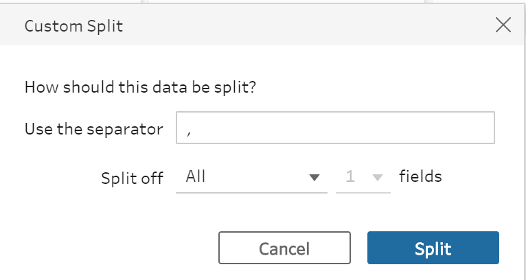 Custom Split in Tableau Prep